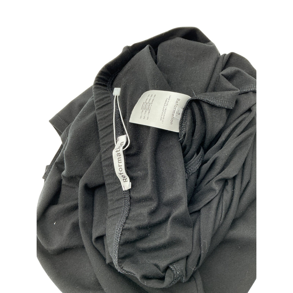 Reformation 'Rylan' Black Tencel Knit Two Piece Size S