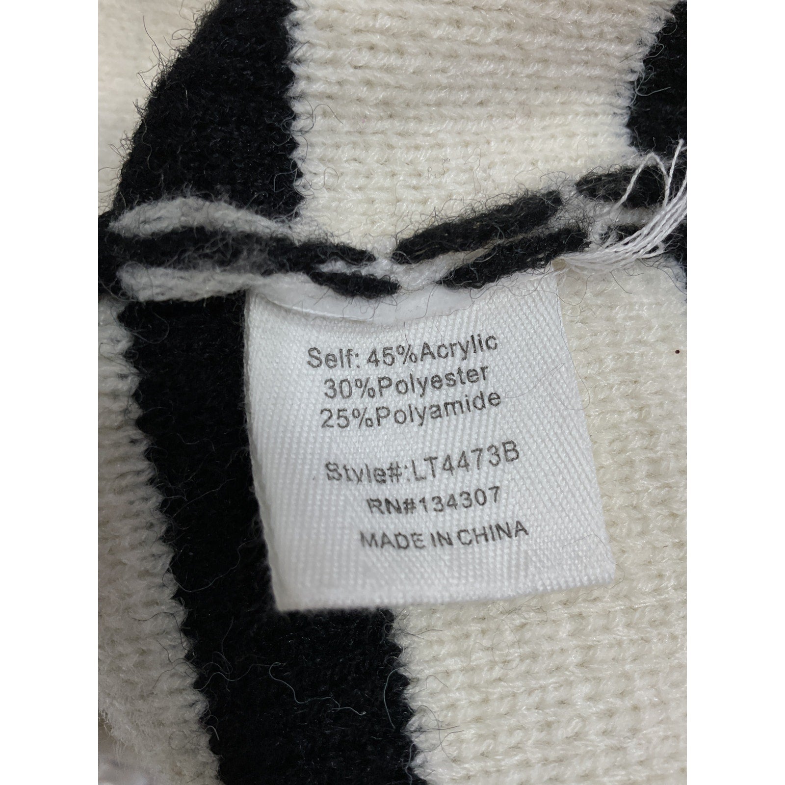 Line & Dot 'Benni' White Stripe Cardigan Size S
