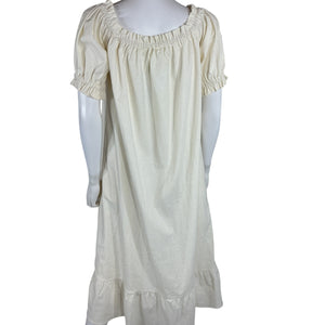 Tularosa Button Front Ivory Kami Midi Dress Size XS NWT