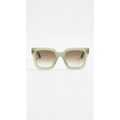 Isabel Marant Oversized Green Square Butterfly Sunglasses Size OS