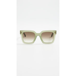 Isabel Marant Oversized Green Square Butterfly Sunglasses Size OS