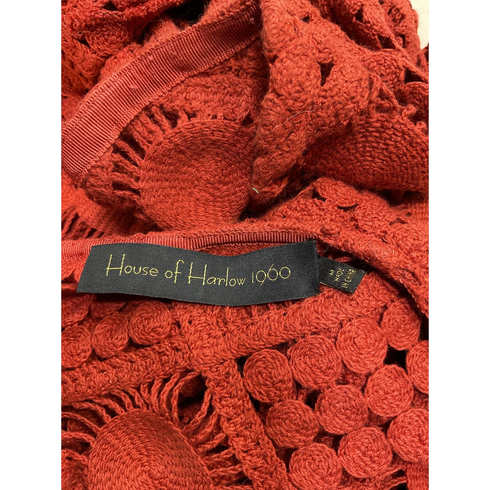 House Of Harlow 1960 x Revolve 'Oceane' Brown Cotton Maxi Dress Size M