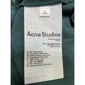 Acne Studios Green Viscose Strap Top Size 40 - NWT