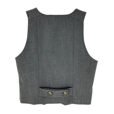 Sézane Tailored Gray Elroy Vest Size 34