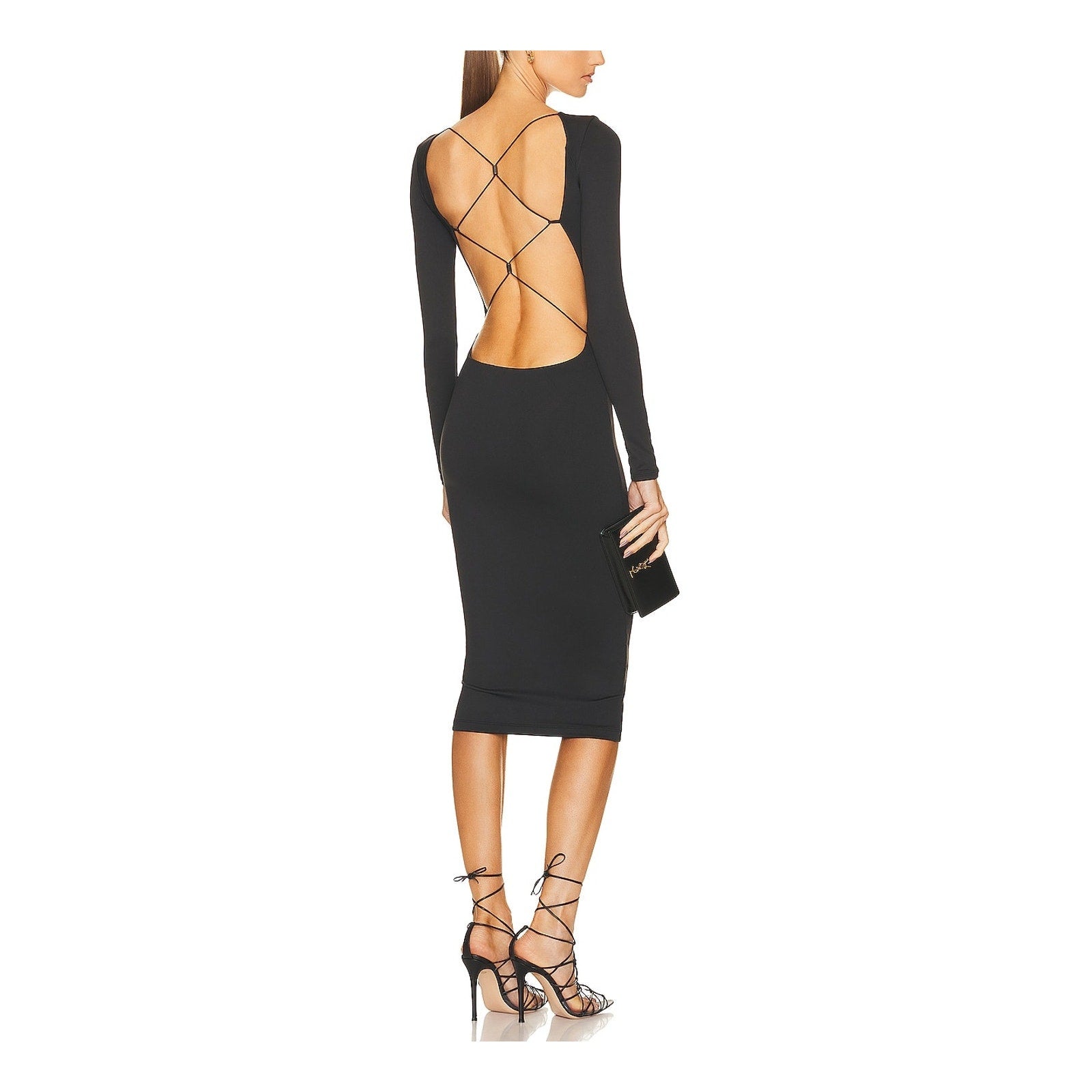Alix Nyc 'Eden' Black Polyamide Dress Size XS - NWT