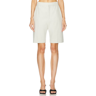 L'Academie By Marianna White 'Aurore' Crepe Short Size XS