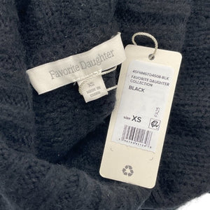 Favorite Daughter Cozy Black St James Sweater Dress Size XS NWT