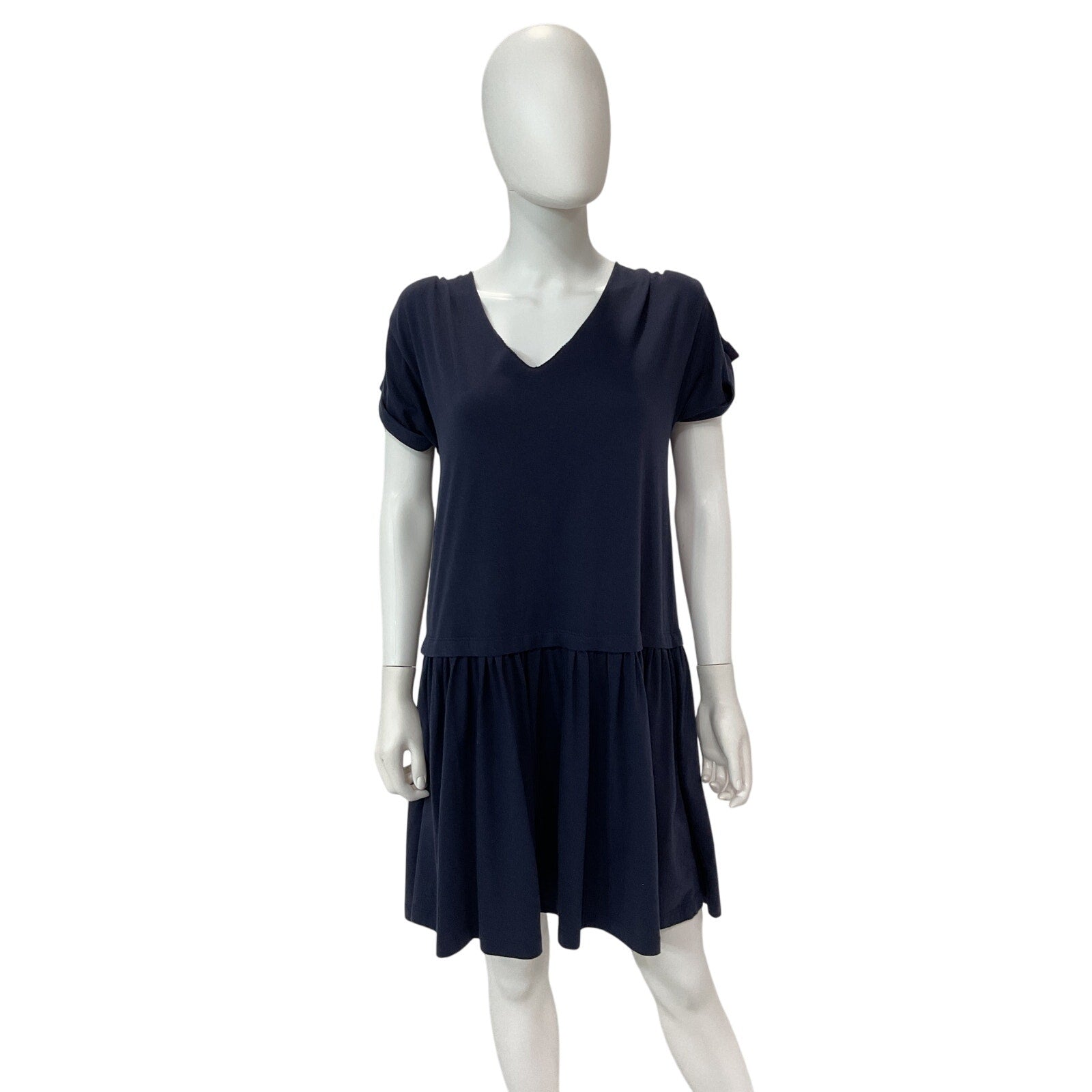 Miu Miu '2006' Navy Cotton Mini Dress Size S