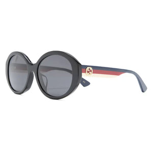 Gucci Classic Multicolor 57mm Round Sunglasses