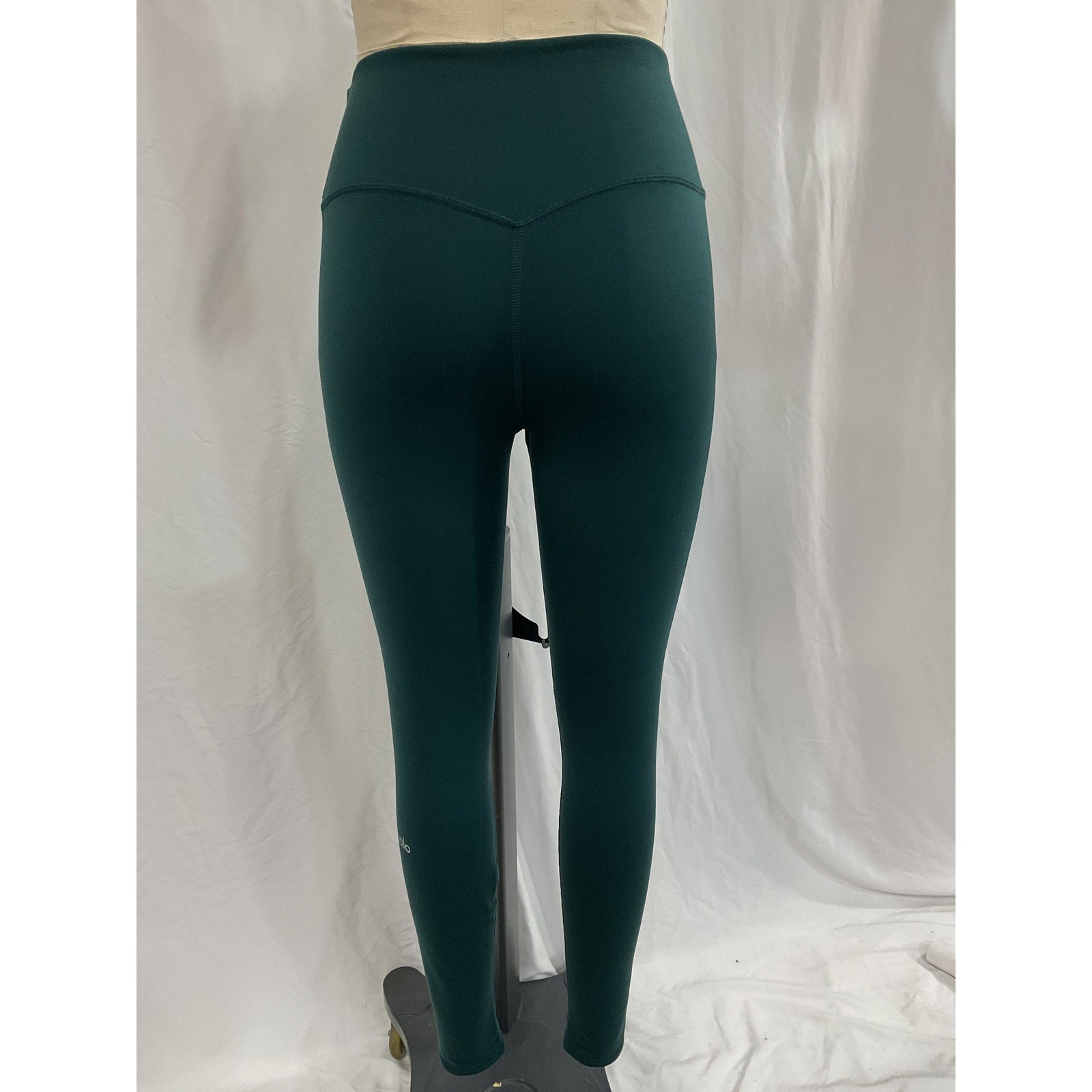 Alo Yoga Airbrush Green Winter Warm High-Waist 'Nocturne' Legging Size S