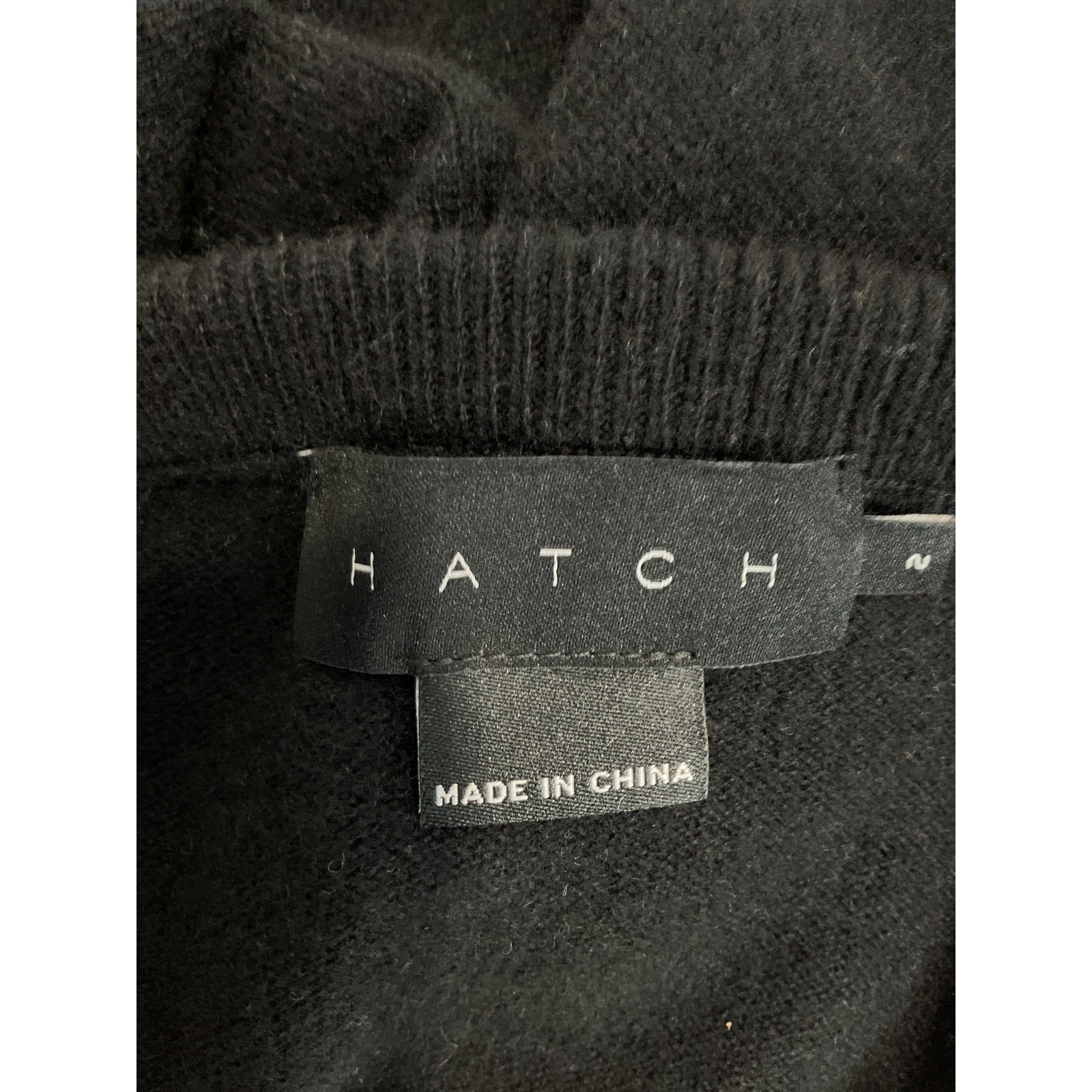 Hatch 'The Nadine' Black Sweater Size 2