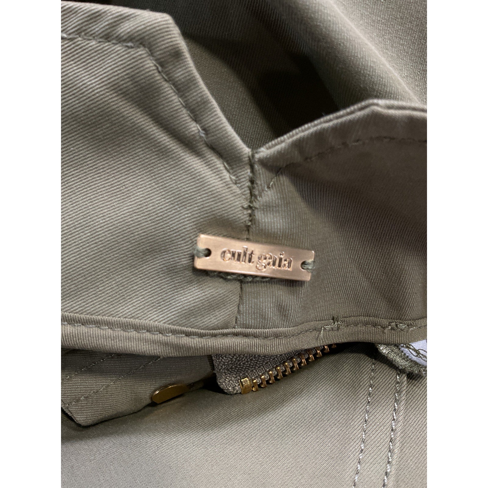 Cult Gaia 'Adrie' Green Cargo Pant Size 2
