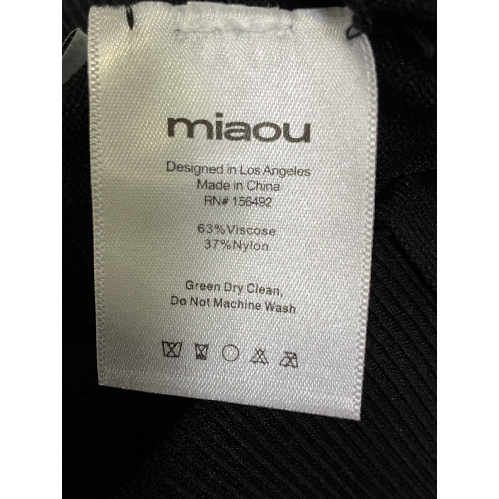 Miaou 'Frida' Black Leggings Size S
