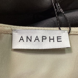 Anaphe Elegant Black And Sand Mood Bias Cut Dress Size XS NWT