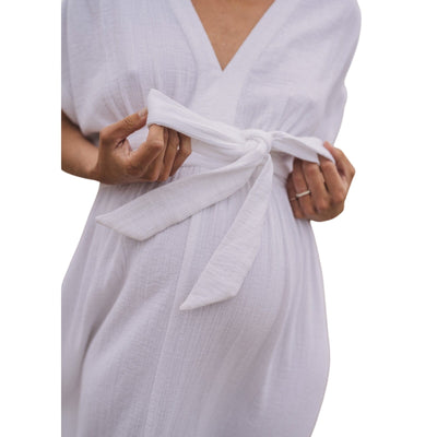 Hatch Breezy White Rosa Size 2 Cotton Dress