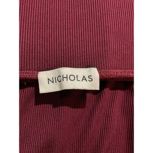 Nicholas Ribbed Prune Delia Leggings Size 0