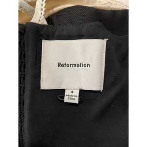 Reformation Sleek Black Melanie Tank Top Size 4