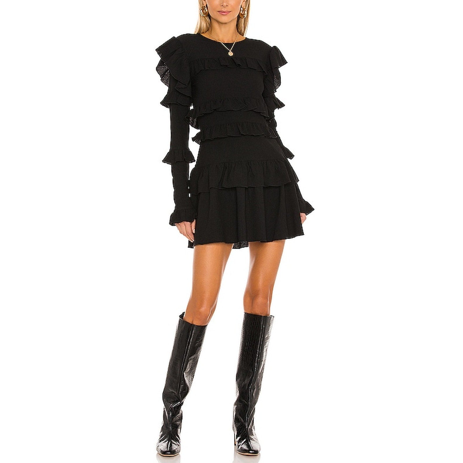 Tularosa 'Selma' Black Polyester Dress Size S