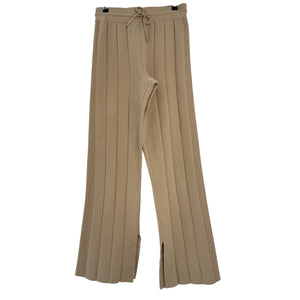 La Ligne Ribbed Beige Molly Knit Pants Size M