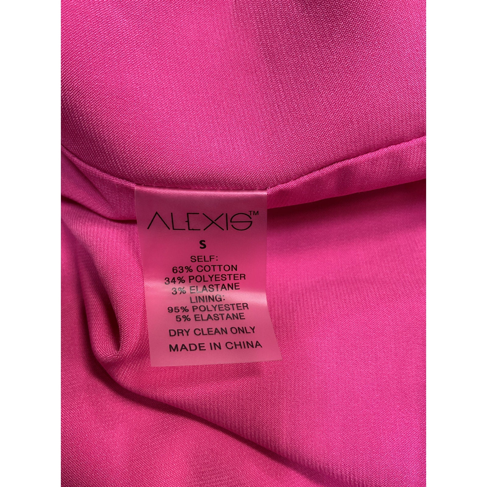 Alexis 'Leer' Pink Cotton Skirt Size S