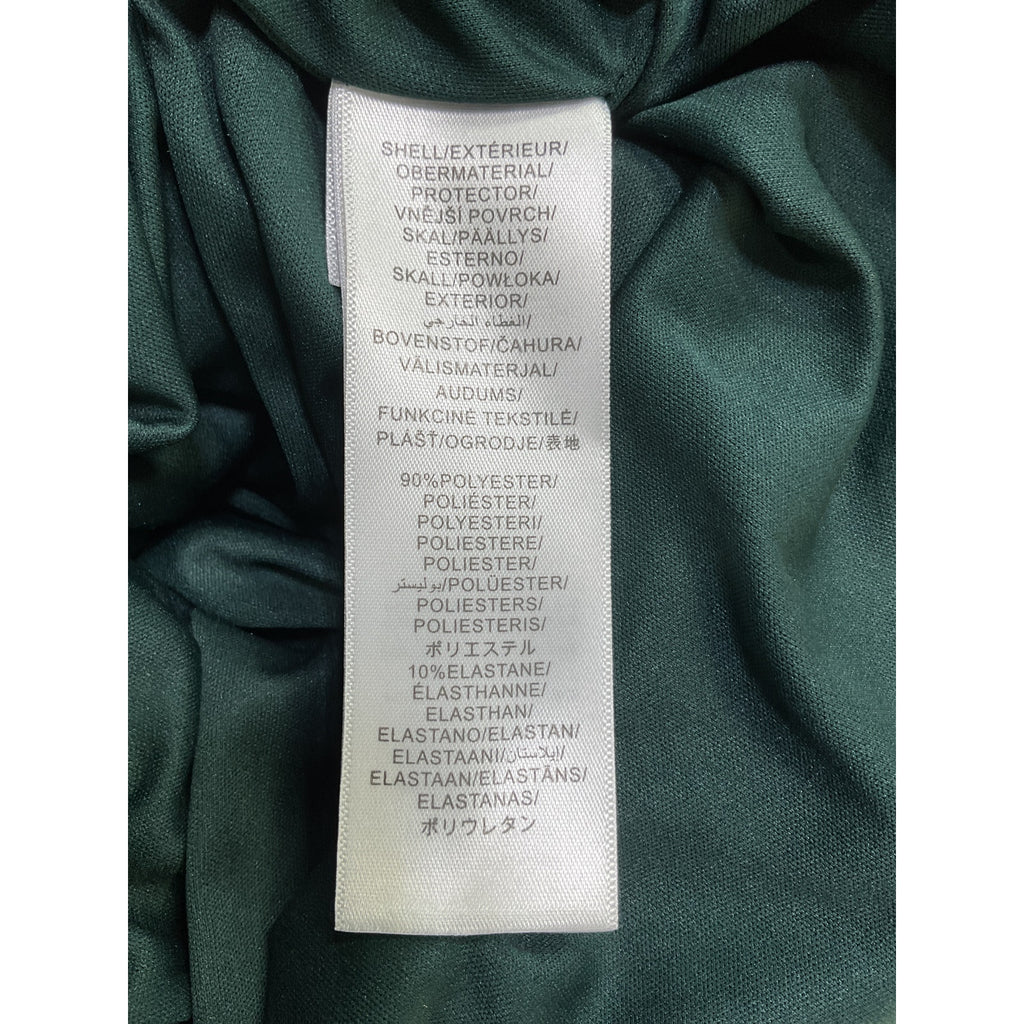 Aidan Mattox 'Velvet' Green Polyester One Shoulder Gown Size 0