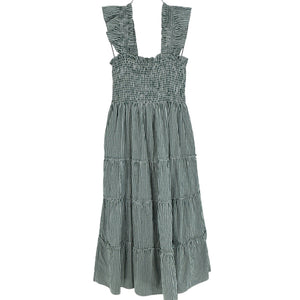 Hill House Home Gingham Green Ellie Dress Size XS