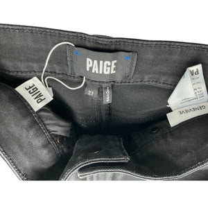 Neiman Marcus Classic Black Genevieve Flare Denim Jeans Size 27