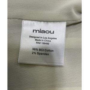 Miaou Cow Print Brown Leia Corset Top Size XS