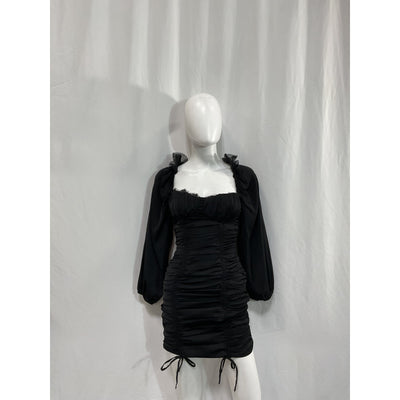 Astr The Label 'Mardi' Black Poly Dress Size XS