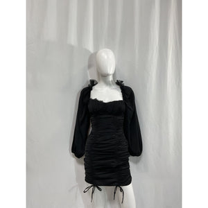 Astr The Label 'Mardi' Black Poly Dress Size XS
