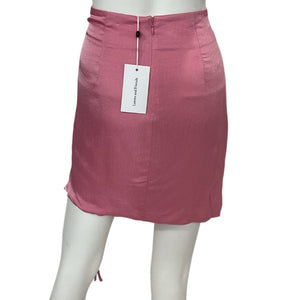 Lovers And Friends Ruched Rosebloom Pink Carlita Skirt Size XS NWT