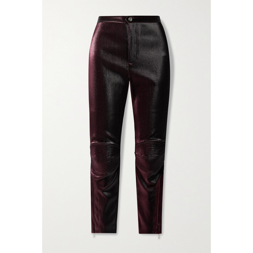 Area 'Lurex' Pink Skinny Pants Size XS