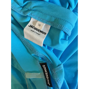 Jacquemus Le 'Tuba' Blue Polyamide Short Size 38