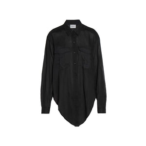 Isabel Marant �toile 'Nath' Black Cotton Cotton Utility Shirt Size 36 - NWT