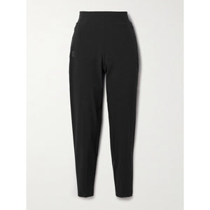 On Stretch Recycled-Shell Black Tapered Track Pants Size S