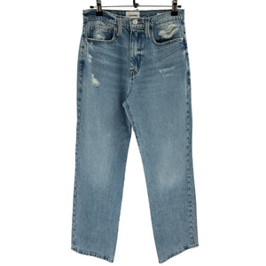 Frame Distressed Blue Le Jane Ankle Denim Jeans Size 25