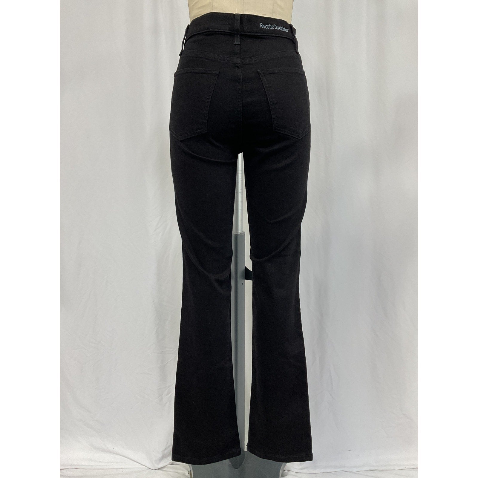 Favorite Daughter The 'Vivi' Black Cotton Jeans Size 26