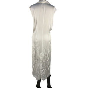 Beaufille Draped White Lewis Dress Size S