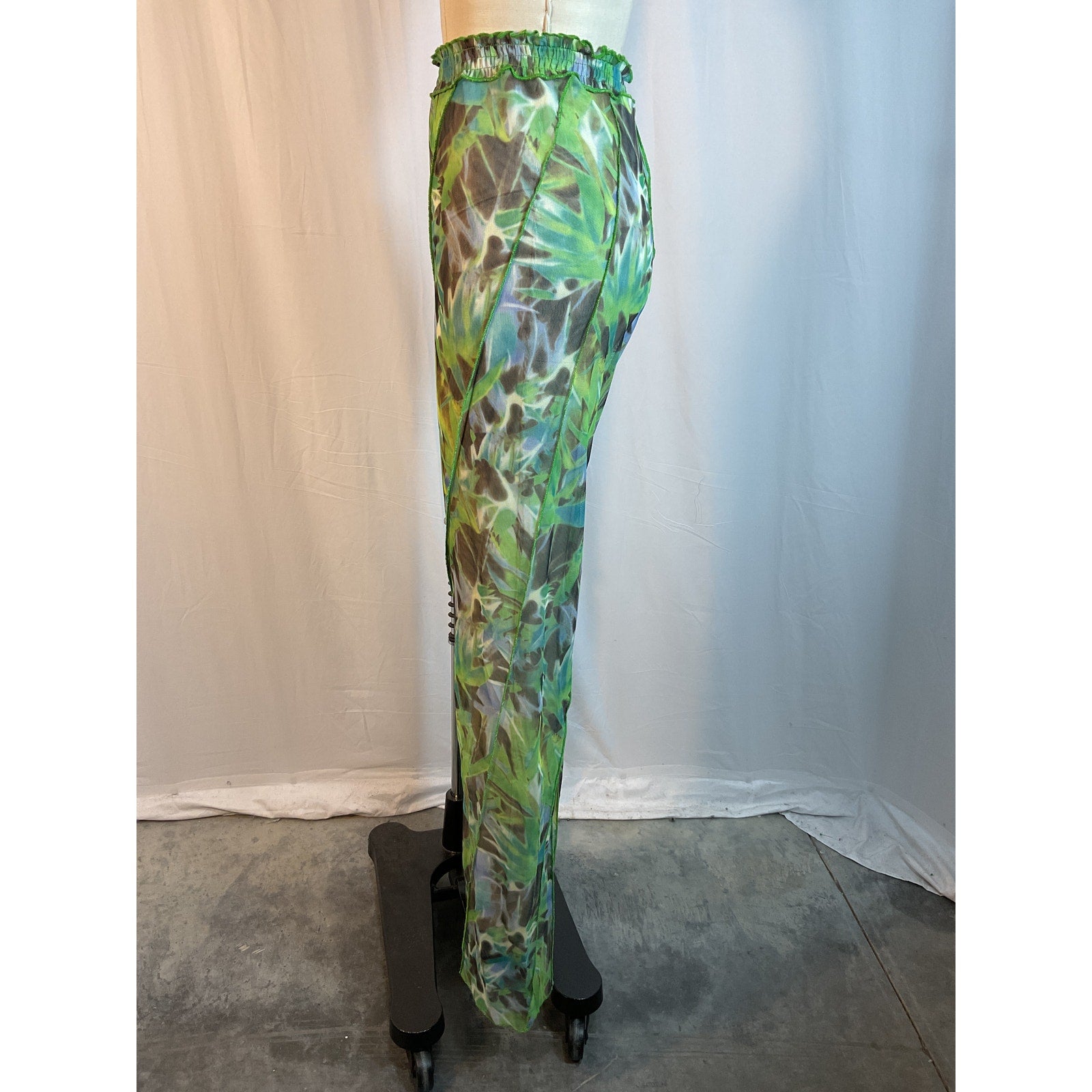Kim Shui Green Printed Pants Size S - NWT