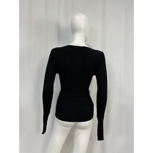 Staud Cargo Black Viscose Sweater Size L