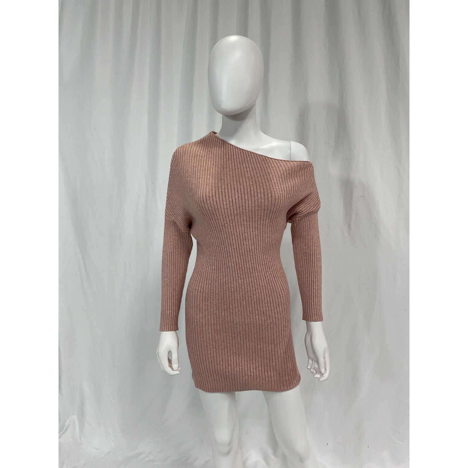 Line & Dot 'Abby' Pink Off Shoulder Dress Size XS - NWT