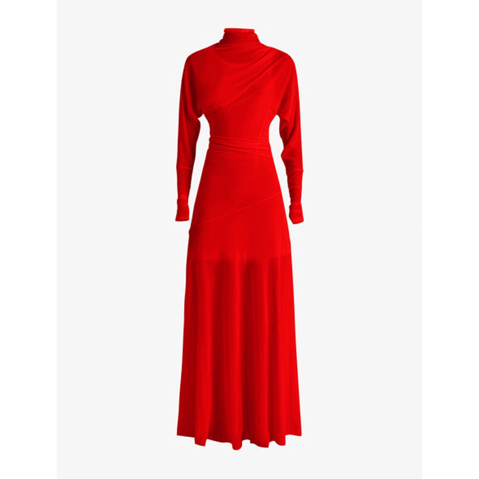 Proenza Schouler 'Paula' Red Viscose Dress Size 10 - NWT