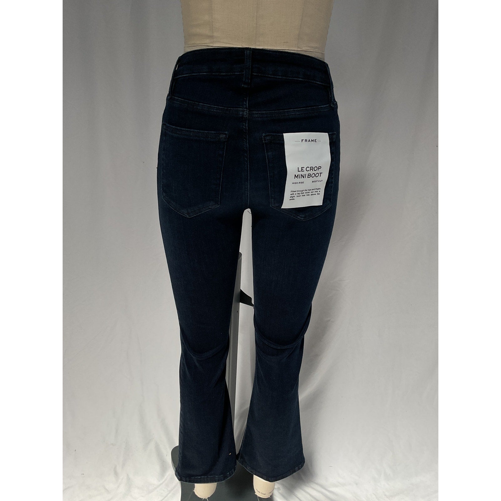 Frame 'Le' Blue Crop Mini Boot Size 24 - NWT