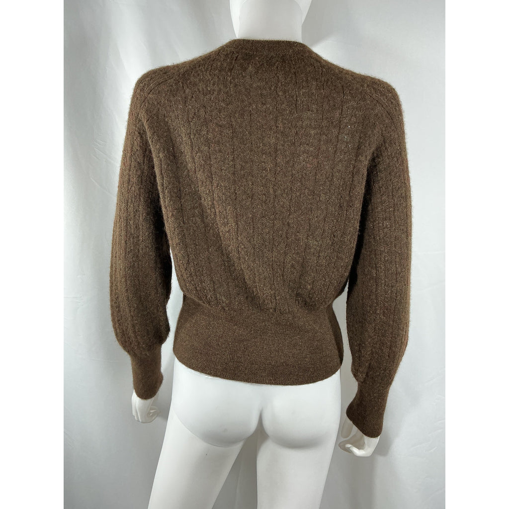 D�en 'Eileen' Brown Cardigan Size M
