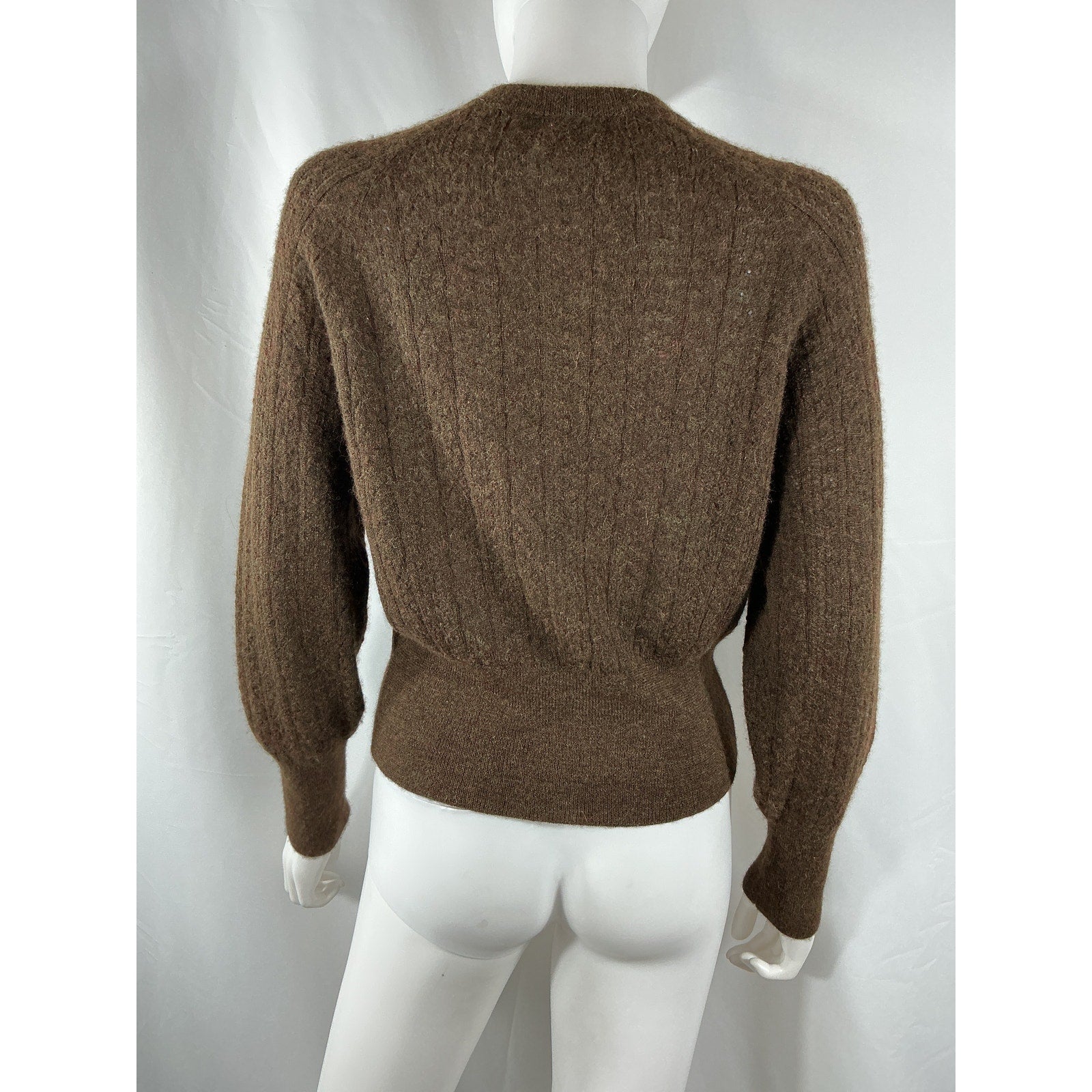 D�en 'Eileen' Brown Cardigan Size M