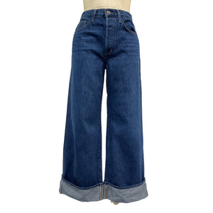 Favorite Daughter Cuffed Blue Masha Denim Jeans Size 26