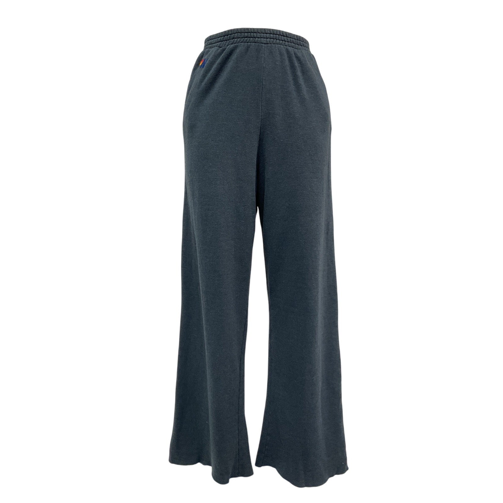 Aviator Nation Wide Leg Blue Polyester Pocket Sweatpants Size M