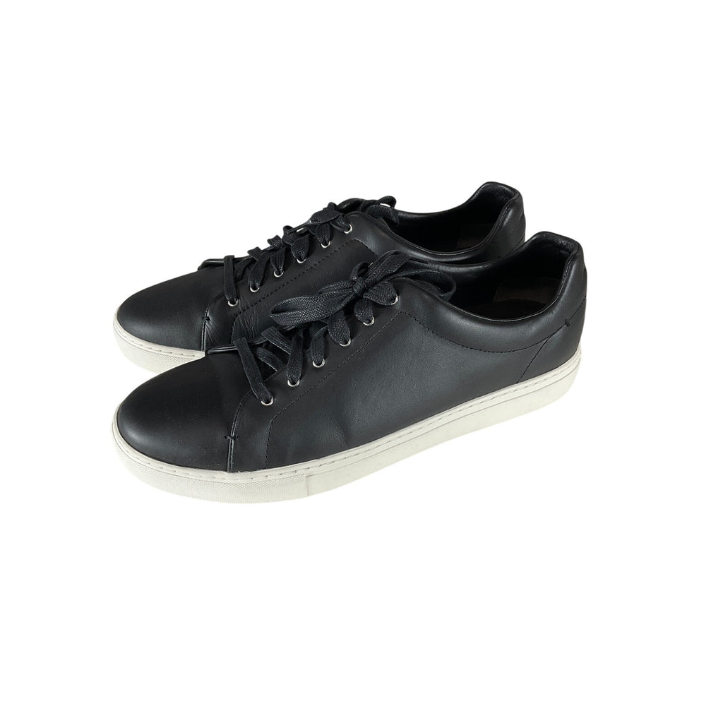 Rag & Bone 'Kent' Black Leather Embossed Two-Tone Sneakers Size 12