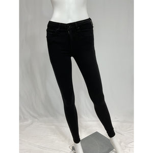 Rag & Bone 'Cate' Black Mid-Rise Skinny Denimi Jean Size 24