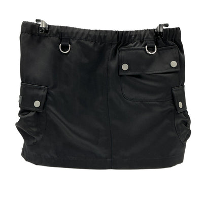 Coperni Appliqued Black Mini Skirt Size 36